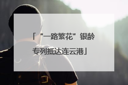 “一路繁花”银龄专列抵达连云港