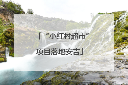 “小红村超市”项目落地安吉