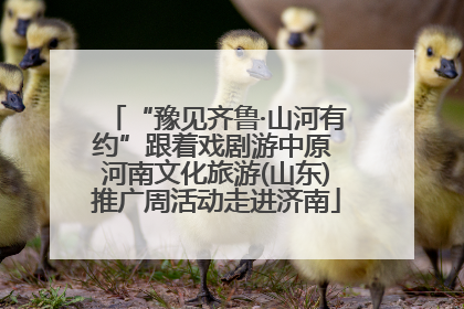 “豫见齐鲁·山河有约”跟着戏剧游中原 河南文化旅游(山东)推广周活动走进济南