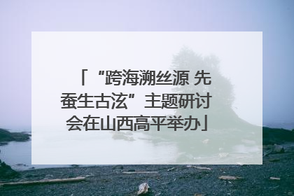 “跨海溯丝源 先蚕生古泫”主题研讨会在山西高平举办