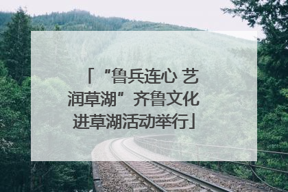 “鲁兵连心 艺润草湖”齐鲁文化进草湖活动举行