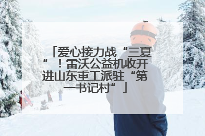 爱心接力战“三夏”！雷沃公益机收开进山东重工派驻“第一书记村”