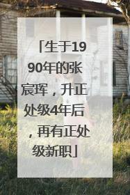 生于1990年的张宸珲，升正处级4年后，再有正处级新职