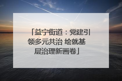 益宁街道：党建引领多元共治 绘就基层治理新画卷