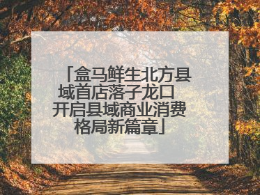 盒马鲜生北方县域首店落子龙口 开启县域商业消费格局新篇章