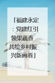 福建永定：党建红引领果蔬香 共绘乡村振兴新画卷