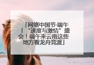 网络中国节·端午丨“速度与激情”盛会！端午来云南这些地方看龙舟竞渡