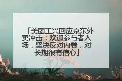 美团王兴回应京东外卖冲击：欢迎参与者入场，坚决反对内卷，对长期很有信心