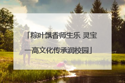 粽叶飘香师生乐 灵宝一高文化传承润校园