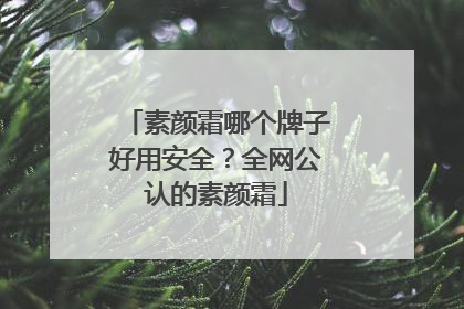 素颜霜哪个牌子好用安全？全网公认的素颜霜