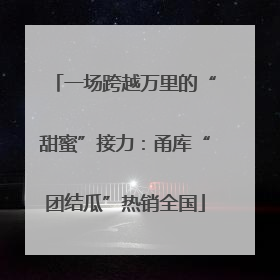 一场跨越万里的“甜蜜”接力：甬库“团结瓜”热销全国