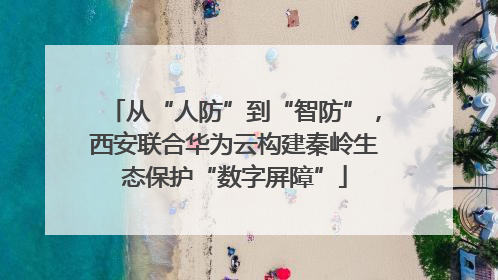 从“人防”到“智防”，西安联合华为云构建秦岭生态保护“数字屏障”