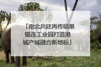 南北共建再传硕果 锡连工业园打造港城产城融合新地标
