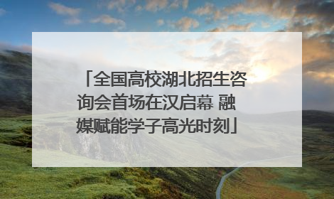 全国高校湖北招生咨询会首场在汉启幕 融媒赋能学子高光时刻