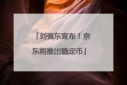 刘强东宣布！京东将推出稳定币