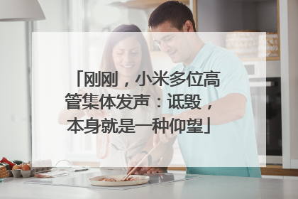 刚刚，小米多位高管集体发声：诋毁，本身就是一种仰望