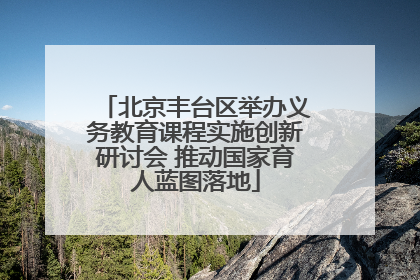 北京丰台区举办义务教育课程实施创新研讨会 推动国家育人蓝图落地