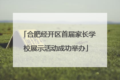 合肥经开区首届家长学校展示活动成功举办