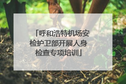 呼和浩特机场安检护卫部开展人身检查专项培训