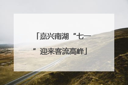 嘉兴南湖“七一”迎来客流高峰