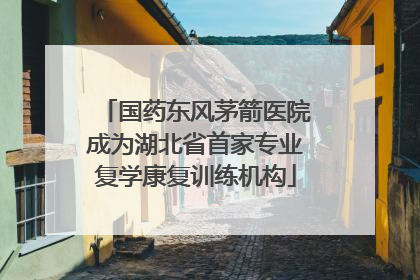 国药东风茅箭医院成为湖北省首家专业复学康复训练机构