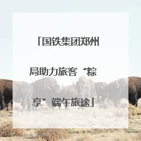 国铁集团郑州局助力旅客“粽享”端午旅途