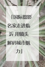 国际摄影名家走进临沂 用镜头解码城市魅力