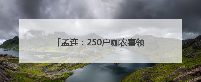 孟连：250户咖农喜领1605万元咖啡鲜果款