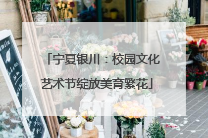 宁夏银川：校园文化艺术节绽放美育繁花