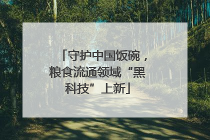 守护中国饭碗，粮食流通领域“黑科技”上新