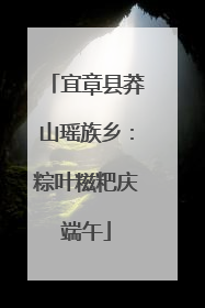 宜章县莽山瑶族乡：粽叶糍粑庆端午