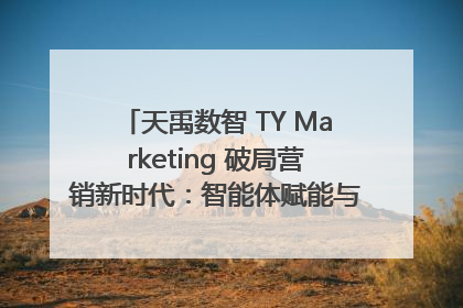 天禹数智 TY Marketing 破局营销新时代：智能体赋能与人才培育双轮驱动