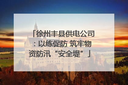 徐州丰县供电公司：以练促防 筑牢物资防汛“安全堤”