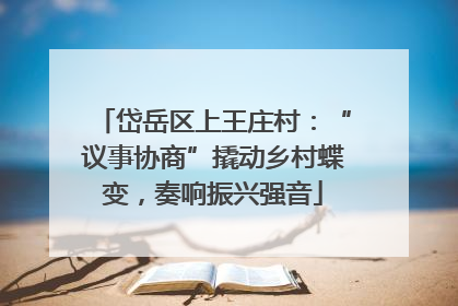 岱岳区上王庄村：“议事协商”撬动乡村蝶变，奏响振兴强音