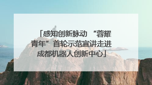 感知创新脉动 “蓉耀青年”首轮示范宣讲走进成都机器人创新中心