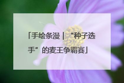 手绘条漫｜“种子选手”的麦王争霸赛