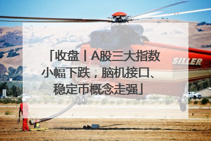 收盘丨A股三大指数小幅下跌，脑机接口、稳定币概念走强
