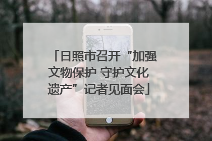 日照市召开“加强文物保护 守护文化遗产”记者见面会