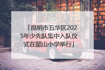 昆明市五华区2025年少先队集中入队仪式在韶山小学举行