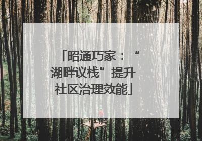 昭通巧家：“湖畔议栈”提升社区治理效能
