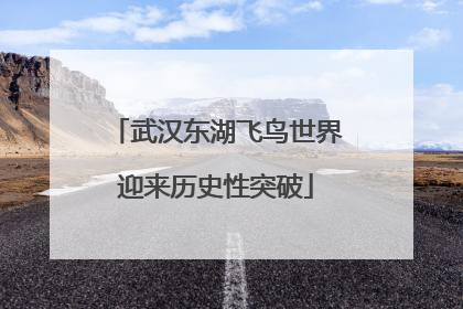 武汉东湖飞鸟世界迎来历史性突破