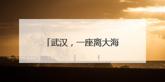 武汉，一座离大海很“近”的城市