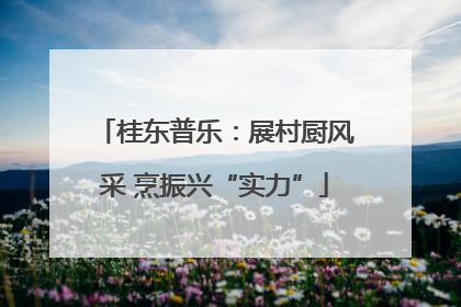 桂东普乐：展村厨风采 烹振兴“实力”