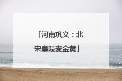 河南巩义：北宋皇陵麦金黄