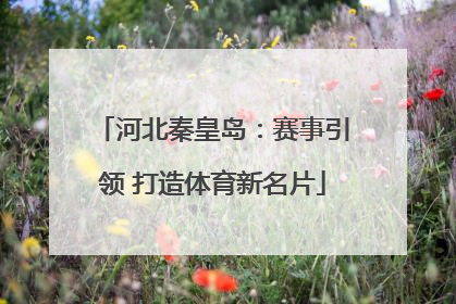 河北秦皇岛：赛事引领 打造体育新名片