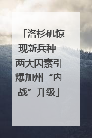 洛杉矶惊现新兵种 两大因素引爆加州“内战”升级