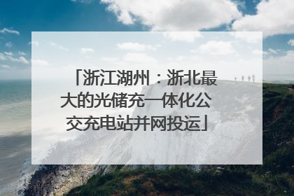 浙江湖州：浙北最大的光储充一体化公交充电站并网投运
