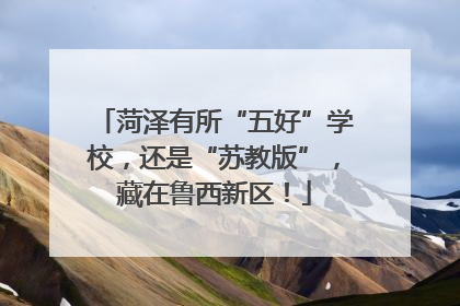 菏泽有所“五好”学校，还是“苏教版”，藏在鲁西新区！