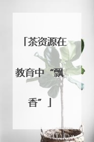 茶资源在教育中“飘香”