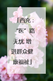 西充：“医”路无忧 增进群众健康福祉